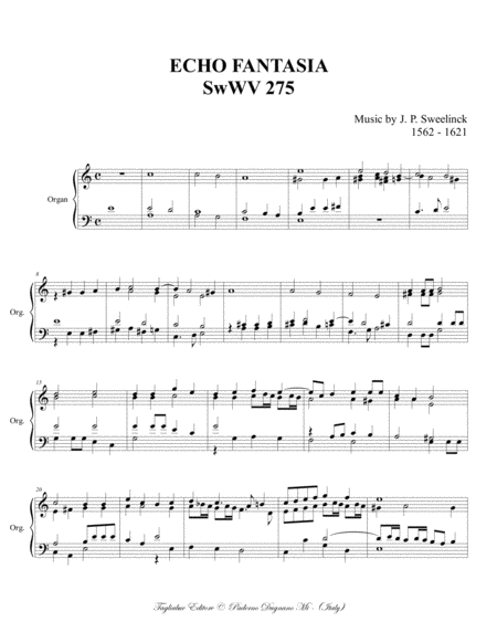 Echo Fantasia Swwv 275 For Organ Page 2