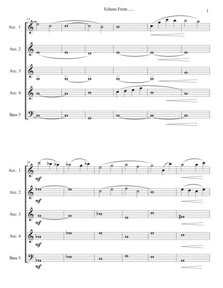 Echoes From For Accordion Orchestra Page 2