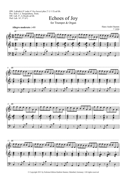 Echoes Of Joy For Trumpet Organ Page 2