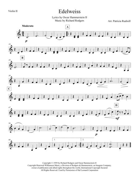 Edelweiss Arr For String Trio Page 2