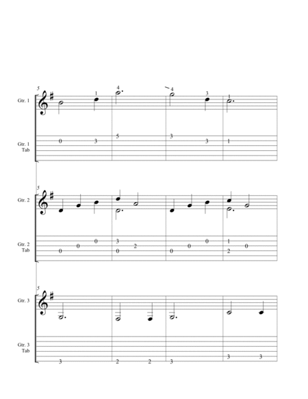 Edelweiss For Easy Guitar Ensemble Page 2