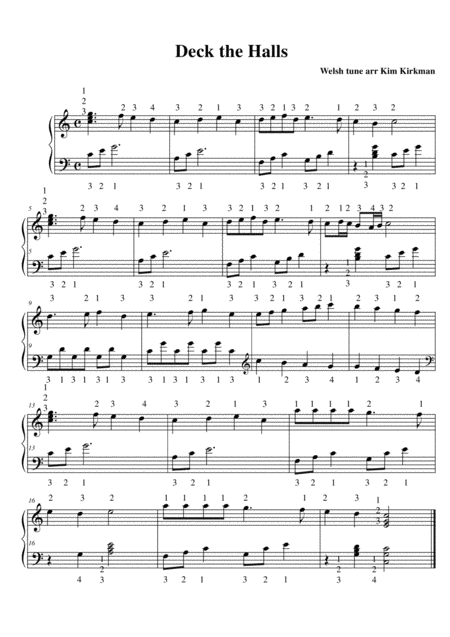 Eight Beginner Harp Christmas Pieces Page 2