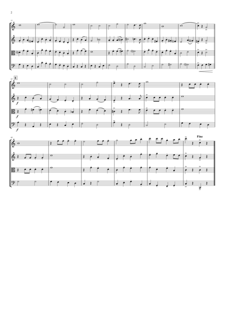 Ein Prosit German Folk Song Oktoberfest String Quartet Page 2