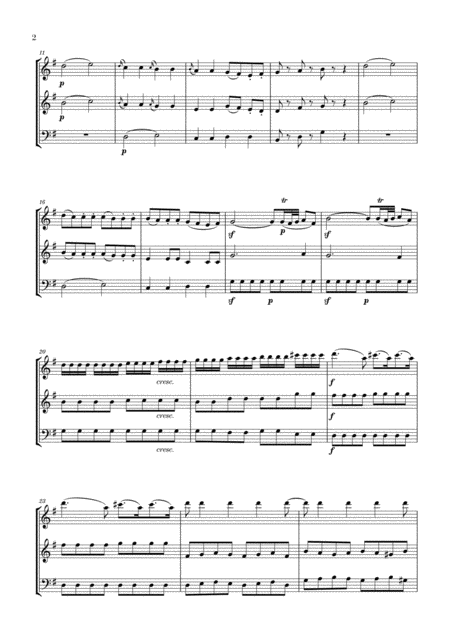 Eine Kleine Nachtmusik For 2 Oboes And Bassoon Page 2