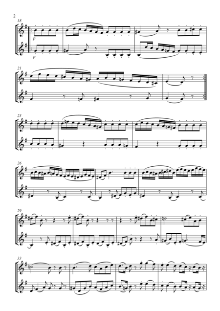 Eine Kleine Nachtmusik Romanze Trumpet Duet Page 2