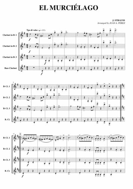 El Murcilago Clarinet Quartet Page 2