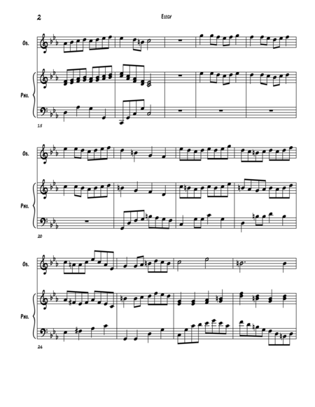 Elegy For Oboe Page 2