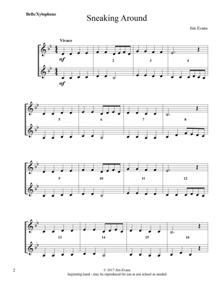 Elementary Duets Volume 1 For Bells Xylophone Page 2