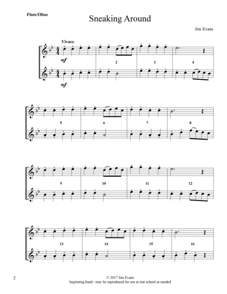 Elementary Duets Volume 1 For Winds And Mallet Percussion Page 2