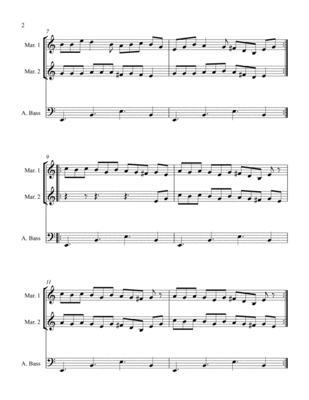 Eleventh Heaven A Minimalist Piece For 2 Marimbas In 11 8 Page 2