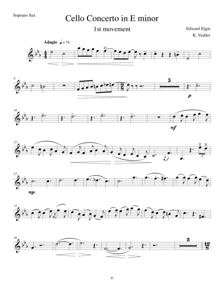 Elgar Cello Concerto Saxophone Quartet Page 2