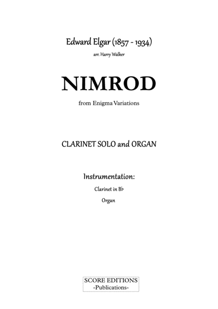 Elgar Nimrod For Clarinet And Organ Page 2