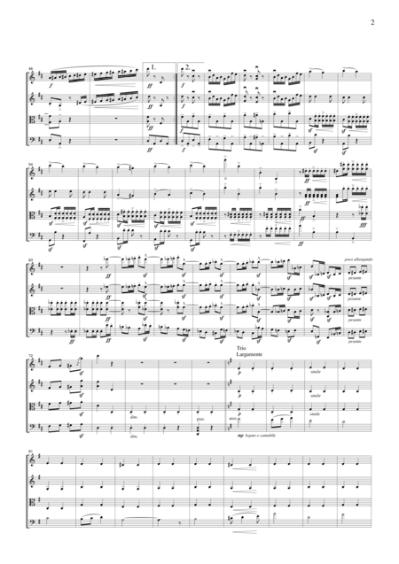 Elgar Pomp And Circumstance March No 1 For String Quartet Ce001 Page 2