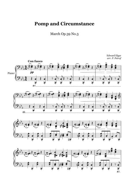 Elgar Pomp And Circumstance March Op 39 No 3 Piano Solo Page 2