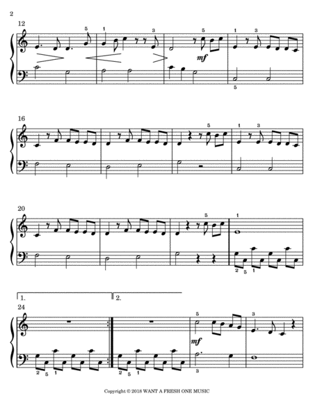 Emmanuel Easy Piano Page 2