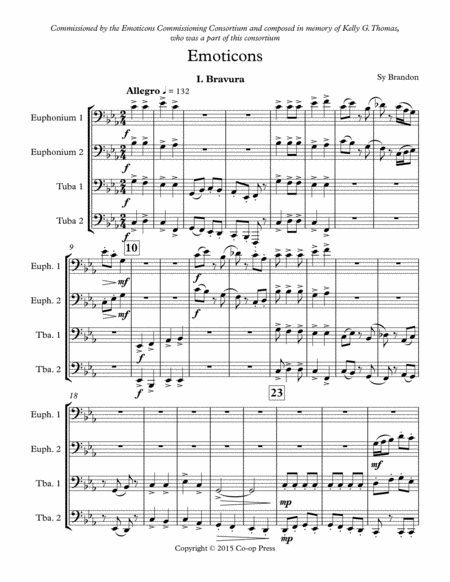 Emoticons For Tuba Euphonium Quartet Page 2