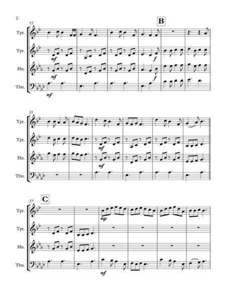 En Roulant For Brass Trio Page 2