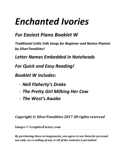 Enchanted Ivories For Easiest Piano Booklet W Page 2