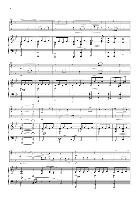 Entr Acte No 3 From Rosamunde For Piano Trio Ps103 Page 2