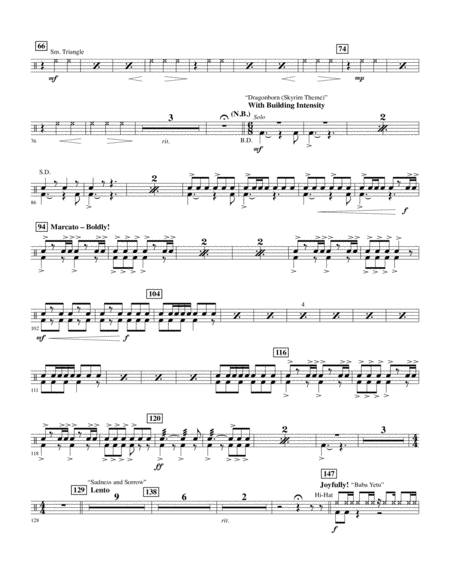 Epic Gaming Themes Percussion 1 Page 2