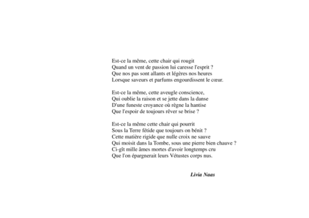 Est Ce La Mme For Soprano Violin Cello And Piano On A Poem By Livia Naas Page 2