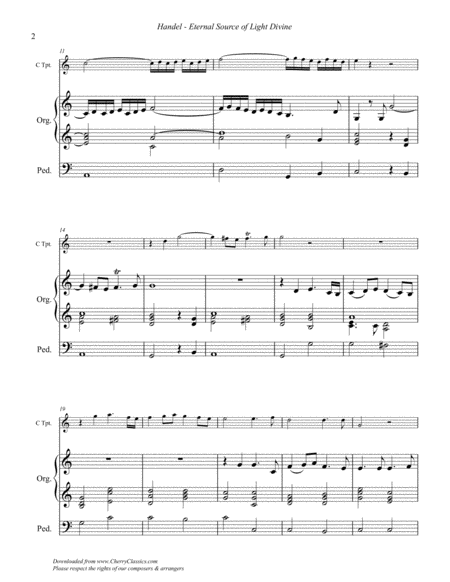 Eternal Source Of Light Divine For Trumpet And Organ Page 2