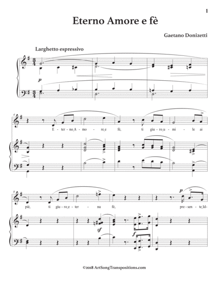 Eterno Amore E F G Major Page 2