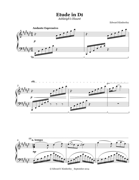 Etude In D Page 2