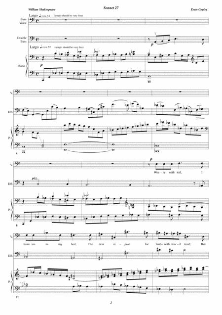 Evan Copley Four Songs For Bass Voice Double Bass And Piano Page 2