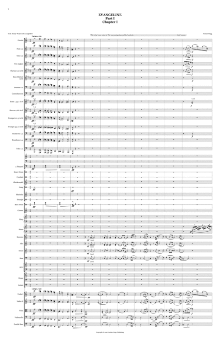 Evangeline Complete Score Page 2