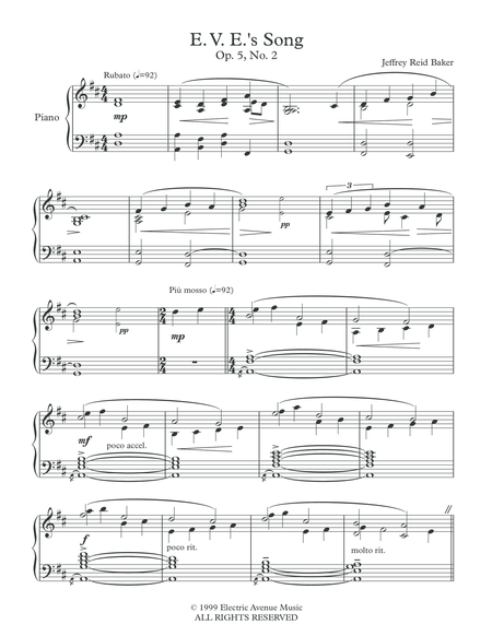 Eve Song Elegy Op 5 No 2 Page 2