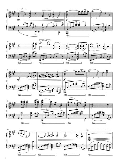 Evening Ride For Piano Page 2