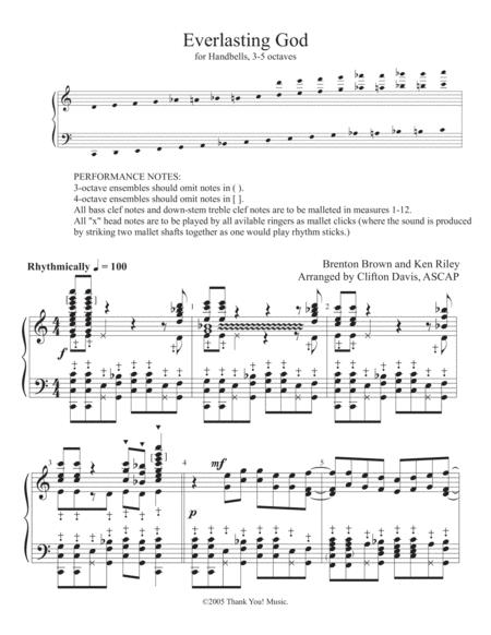 Everlasting God Arranged For 3 5 Octaves Of Handbells Page 2