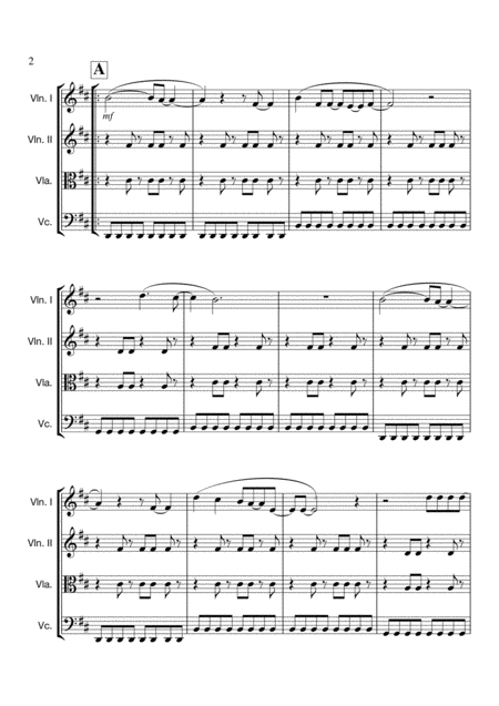 Everlong String Quartet Page 2