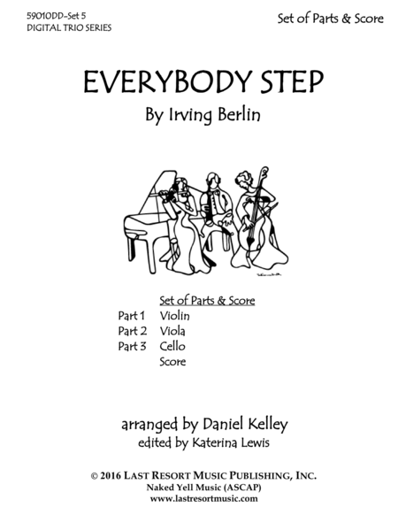 Everybody Step For String Trio Violin Viola Cello Page 2