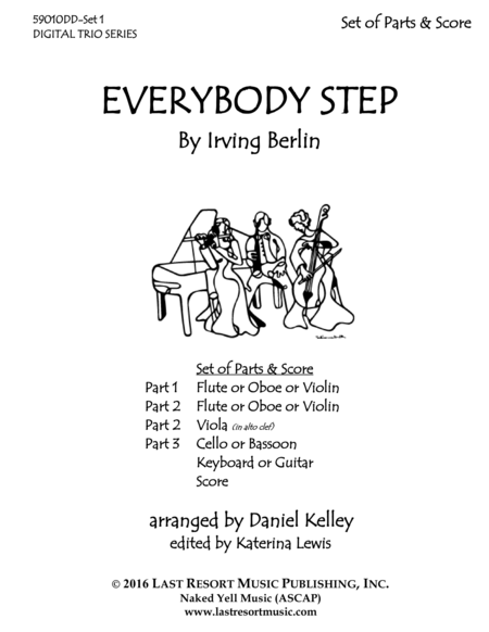 Everybody Step For Woodwind String Or Piano Trio Page 2