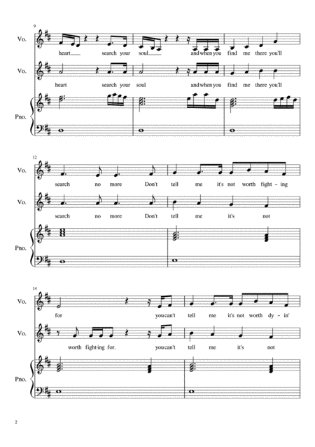 Everything I Do I Do It For You A Vocal Duet Page 2