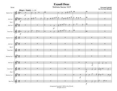 Exaudi Deus From Sinfonia Sacrae 1615 Page 2