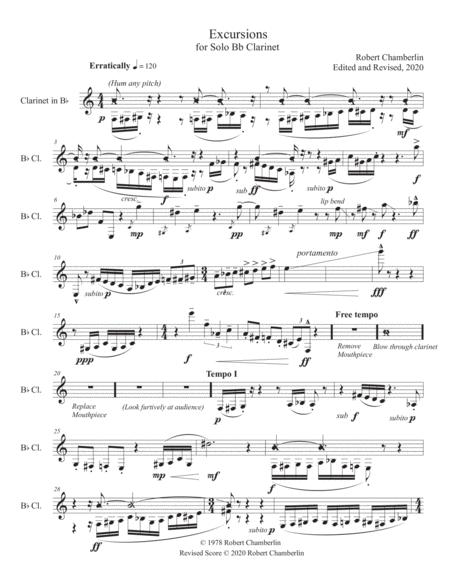 Excursions For Solo Bb Clarinet Page 2