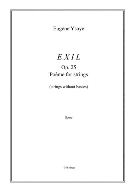 Exil Pome For Strings Without Basses Page 2