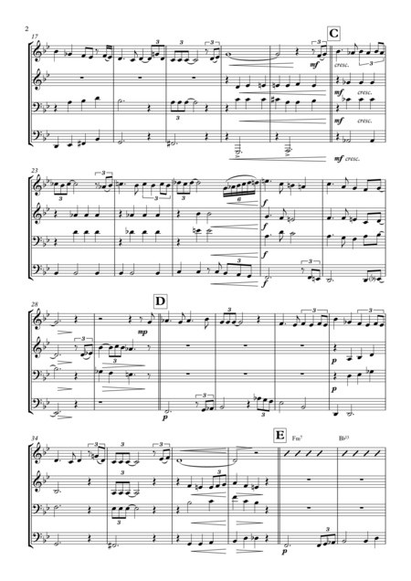 Fabs Final Song Ballad Brass Quartet Page 2