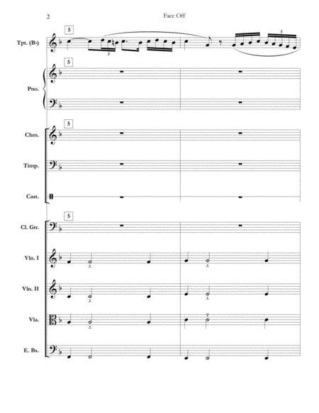 Face Off From Curb Your Enthusiasm Full Score Set Of Parts Page 2