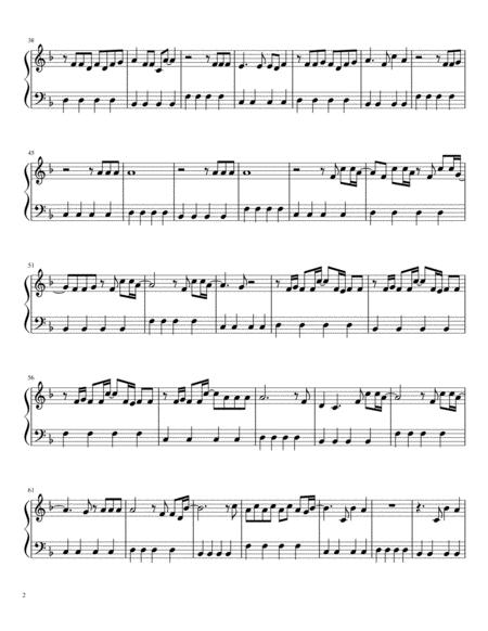 Faded Piano Solo Complete Easy Accompaniment Page 2
