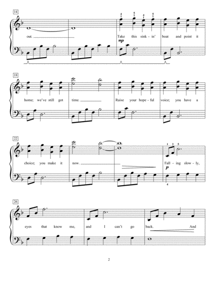 Falling Slowly From Once Arr Phillip Keveren Page 2