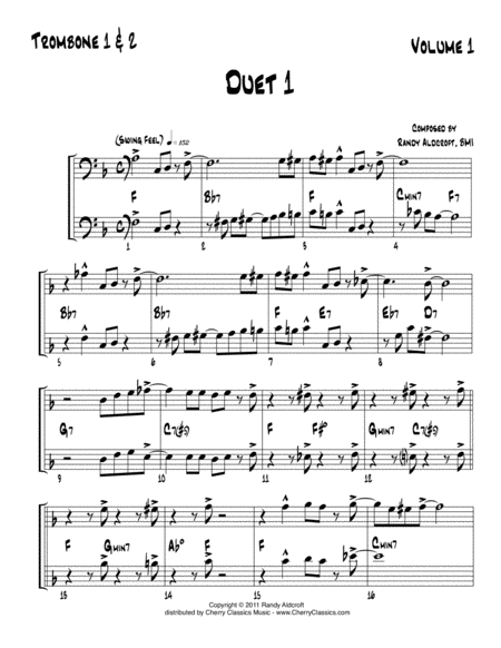 Famous Jazz Duets For Trombone In 3 Volumes Page 2