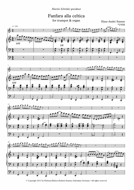 Fanfara Alla Celtica For Trumpet And Organ Page 2