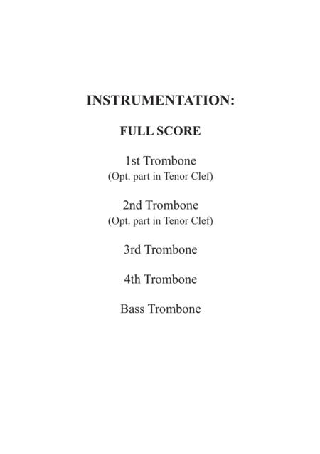Fanfare And Ode To Joy For Trombone Quintet Page 2