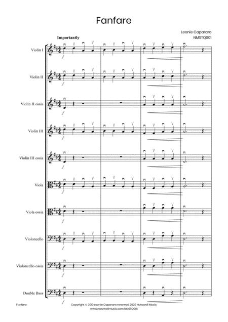 Fanfare Flexible String Quartet Page 2