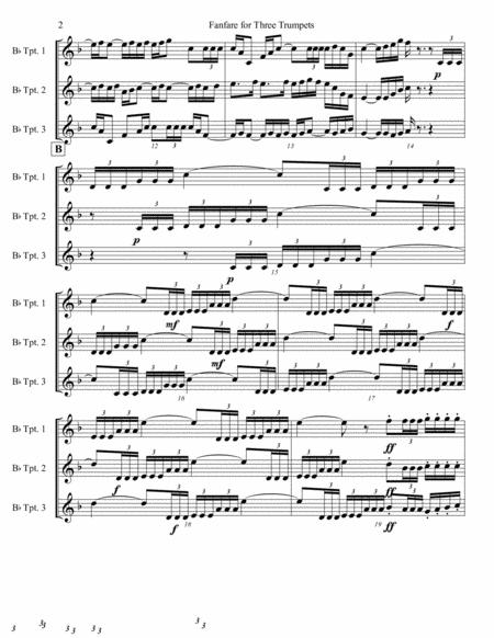 Fanfare For Three Trumpets Page 2