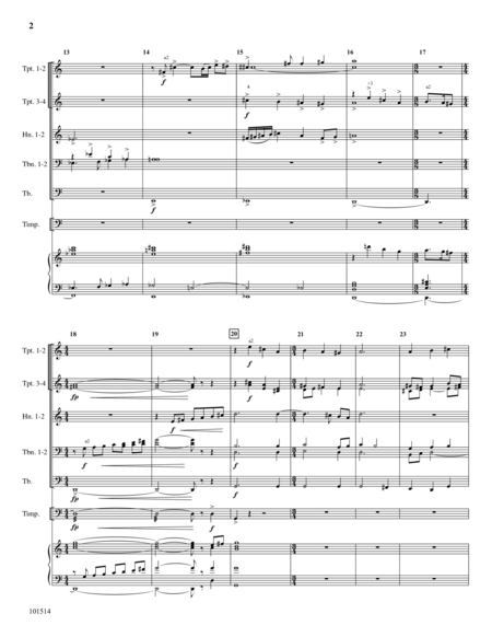 Fanfare Prelude On Italian Hymn Page 2